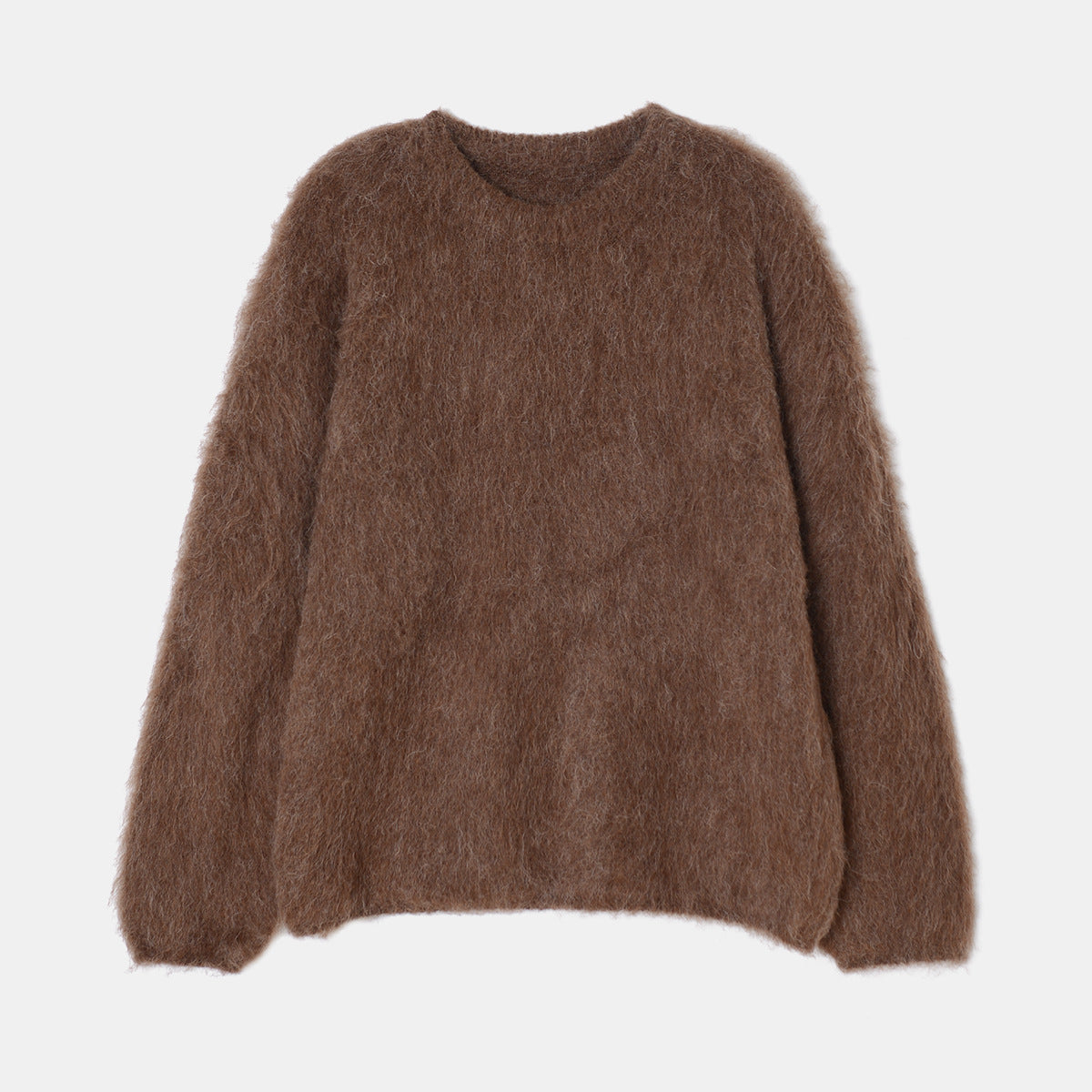 Jersey de Alpaca Cuello Redondo de Lana