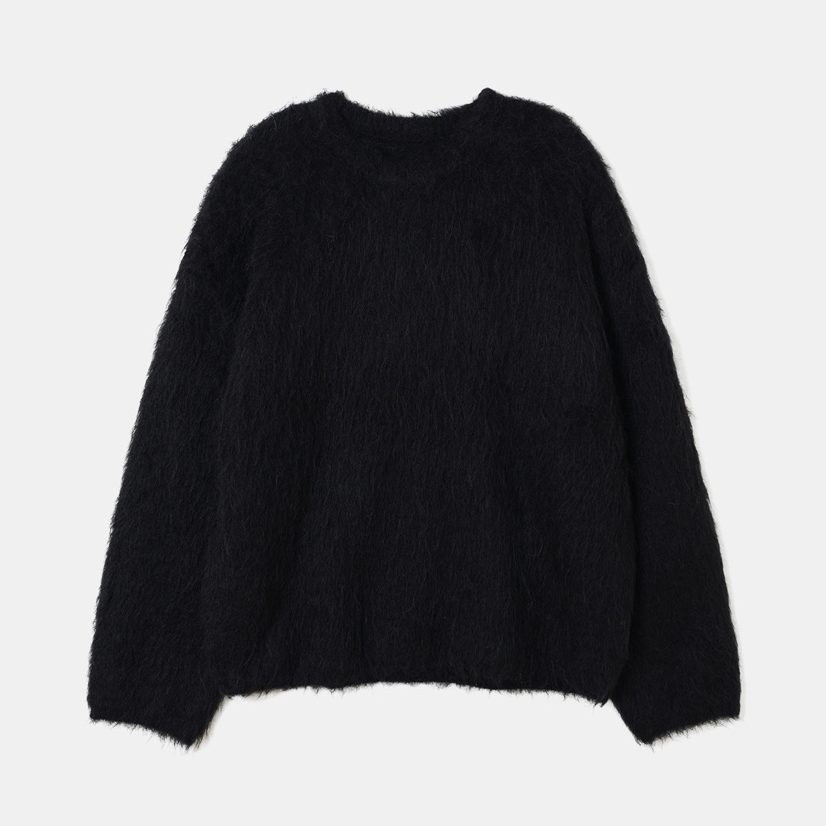 Jersey de Alpaca Cuello Redondo de Lana